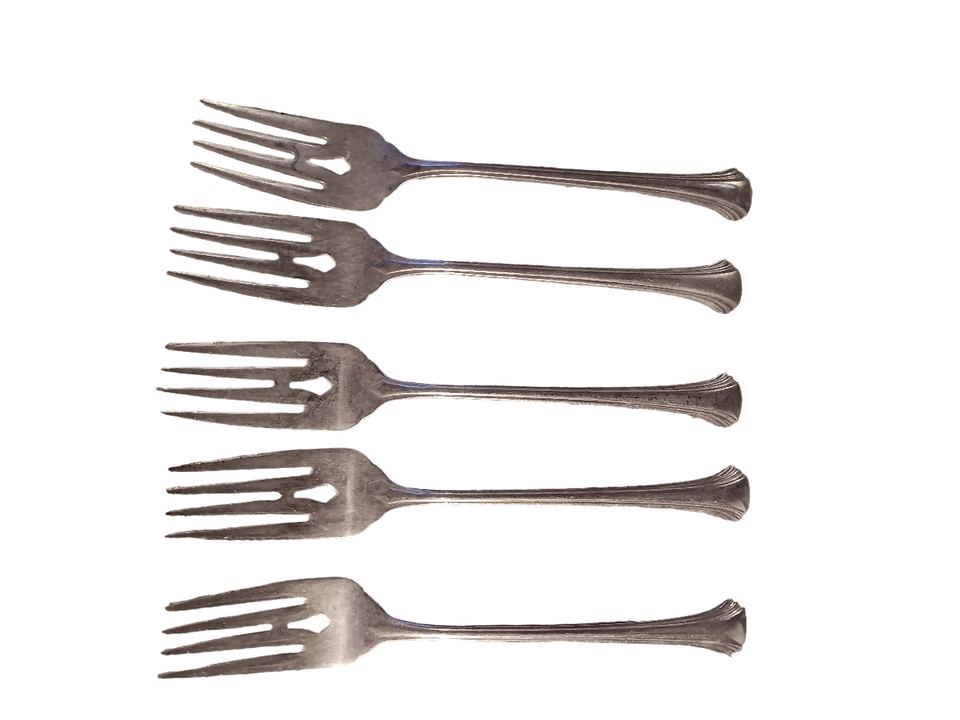 5 Salad Forks (Silverplate) by Reed & Barton - $9.89