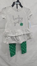 Carter&#39;s Child Of Mine Toddler Girl St Patrick&#39;s Day Outfit Set 2-Piece ... - $15.83