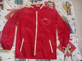 Vintage 1982 Tokyo Disneyland Walt Disney World Red track Windbreaker Ja... - $29.74