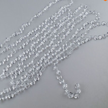 30 Feet Garland Diamond Strand Acrylic Crystal Bead Wedding Decoration - £6.24 GBP