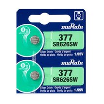 Murata 377 Battery SR626SW 1.55V Silver Oxide Watch Button Cell (10 Batt... - £2.34 GBP+