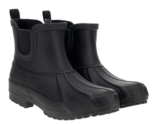 Chooka Ladies Chelsea Plush Lined Rain Boots Black 7 8 9 New - $28.89