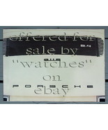  LARGE FACTORY PORSCHE COLOR SALES BOOK GLOSSY MINT - LONG OUT-OF-PRINT - $49.95