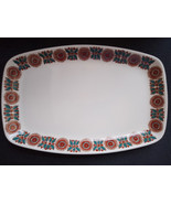 Turi Astrid FIGGJO NORWAY 13.5&quot; Rectangular Platter 1973 Floral Pattern - £21.56 GBP