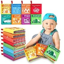 Baby Books ToysTencoz Soft Crinkle Cloth Books Early Education Learning Toys ... - £28.74 GBP