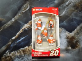 Nascar Collectible Mini Ornaments #20 Tony Stewart 5 Pieces NEW - $25.00