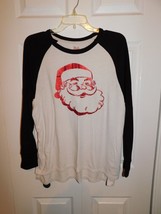 Ladies State of Mine Santa Face Top Small Christmas - £7.82 GBP