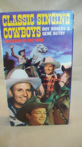 Classic Singing Cowboys 1994 VHS Tape, Gene Autry, Roy Rogers &amp; More - £7.03 GBP