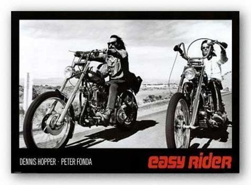  Easy Rider Movie Poster 24x36 Classic Black and White  - £16.88 GBP