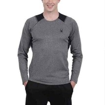 Spyder Active Men&#39;s Size XL Gray Heather Pullover Athletic Shirt NWT - £6.93 GBP