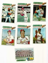 13  1977 Topps Baseball    ST LOUIS CARDINALS    EX+++  RARE GROUPING  - $6.91