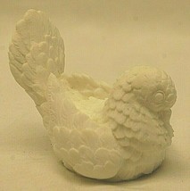 A Santini Italian Marble Dust Art Sculpture Dove Love Bird Figurine Italy b - £17.33 GBP