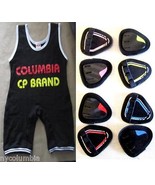 CP COLUMBIA BRAND NEW WRESTLING POWER LIFTING SINGLETS FREE GRIP PADS CP... - $32.00+