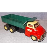 Vintage Tin Wind Up Toy Dump Truck Tada Japan All Original - £76.58 GBP