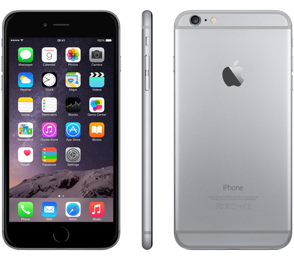 unlocked apple iPhone 6 plus 64gb 1gb 8mp space gray GSM IOS 15 4g smartphone