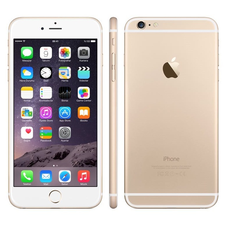 apple iPhone 6 plus unlocked 64gb 1gb 8mp camera gold GSM IOS 15 4g smartphone
