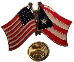 Puerto Rico Bike Motorcycle Hat Cap lapel Pin (Waving) - £4.68 GBP