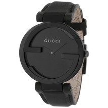 Gucci  YA133302 Black Leather Strap Ladies Watch  - £755.24 GBP