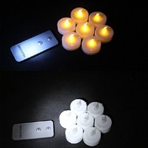 Backto20s Flameless LED Tealight Candles with Wireless Remote Control 8-... - $14.84