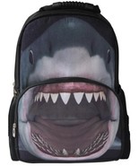 Animal Face 3D Animals Shark Backpack 3D Deep Stereographic Felt Fabric - £27.53 GBP