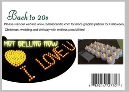 Backto20s Flameless LED Tealight Candles with Remote Control , 18 - Pack - £17.11 GBP