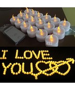 Backto20s Flameless LED Tealight Candles with Remote Control , 180 - Pack - £147.89 GBP