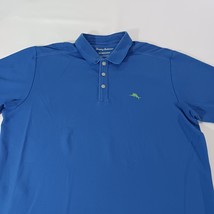 Tommy Bahama Men’s Blue Casual Pima Cotton Blend Polo Shirt Short Sleeve Size L image 10