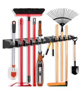 2 Pack Mop And Broom Holder, Wall Mounted Organizer Mop And Broom Storag... - $28.99