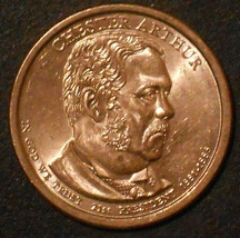 2012-D Chester Arthur Presidential Dollar. - $2.50