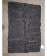 Gorilla Grip Black Bathroom Rug 1 Piece 36x24 Micro Fiber 449 JJ - $68.56 CAD