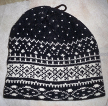 Kirra Black Knit Beanie Ladies Women&#39;s Snow Ski Hat Cap $25 New - £10.34 GBP