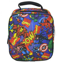 Marvel Avengers All Over Comic Print Lunch Bag Multi-Color - £16.22 GBP