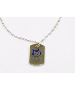 Felix The Cat Necklace w/Polished Silver Tone Dog Tag Pendant ~ “TOXIC” ... - $13.40 CAD