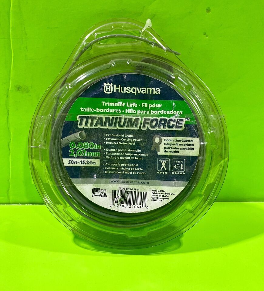 Genuine Husqvarna 639005111 HUS .080X50 Titanium Force (7C1) - $8.01