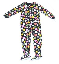 Carters Fleece Footed Pajama Blanket Sleeper Size 12  Blue w/ Hearts - $524.64 MXN