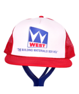 West The Building Materials Source Baseball Snapback Trucker Hat - $10.21