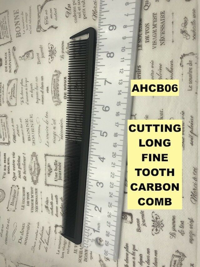 ABSOLUTE NEW YORK  PROFESSIONAL STYLING LONG  FINE TOOTH CARBON COMB  AH... - $1.59