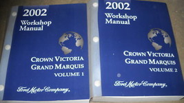 2002 FORD Crown Victoria Service Shop Repair Workshop Manual Set FACTORY OEM - £40.32 GBP