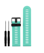 SOFT SILICONE STRAP FOR GARMIN FENIX 3 / 3 HR / 5X / 5X PLUS / 6X TEAL C... - €12,75 EUR