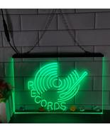 Records Turntable DJ Illuminated Led Neon Sign Home Decor, Bar, Light Dé... - £20.77 GBP+