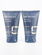 Every Man Jack Volcanic Clay Face Scrub Oil Defense Fragrance Free 4.2 Fl Oz Lot - £26.74 GBP