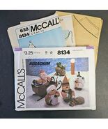 McCalls HUGACHUM  Christmas Pack Pattern 8134 Santa Mrs Claus Elf  1982 ... - $17.45