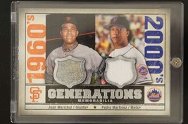 2008 SP Legendary Cuts Generations Baseball Card GEN-MM Pedro Martinez Marichal - £19.34 GBP
