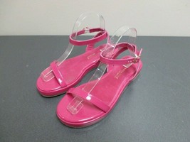 Very Volatile Women&#39;s Melrose Patent Flatform Sandals Fuchsia Pink US 8 NWD NWB - £20.23 GBP