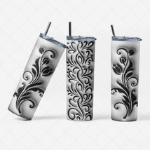 Tattoo Design 20 oz Stainless-Steel Skinny Tumbler - £20.23 GBP