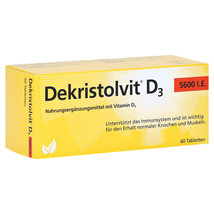 Dekristolvit D3 5,600 IU tablets 60 pcs - $62.00