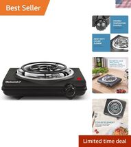 Countertop Single Coiled Burner Electric Hot Plate, Temperature Control,... - $19.95