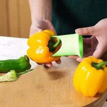 2-Pcs Bell Pepper Corer Seed Removing Tool - £12.76 GBP