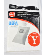 New 2 PACK Genuine Hoover 4010801Y Vacuum Cleaner Bags Type Y Hepa - $334.92 MXN