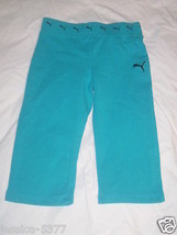 Puma Girls Teal Athletic Capris / Shorts 6 New - $12.64